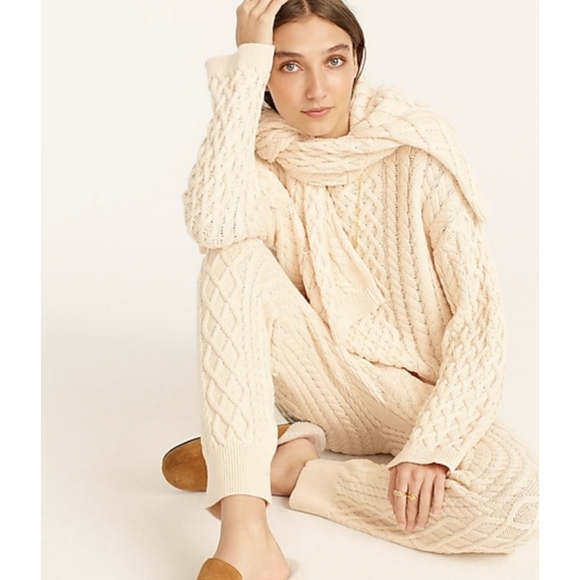 J.Crew Cotton-cashmere cable-knit pullover - Picture 2 of 9